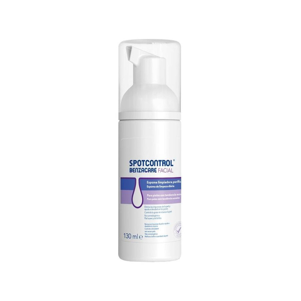 Benzacare Spotcontrol Facial Espuma Limpiadora Purificante 130Ml