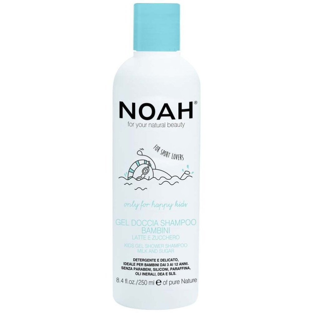 Noah Champú Y Gel De Ducha Infantil Leche Y Azúcar 250Ml