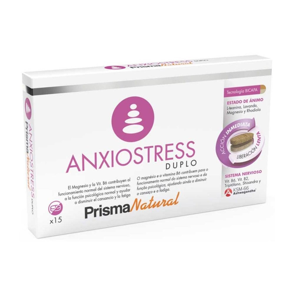 Prisma Natural Anxio-Stress Duplo 15Comp
