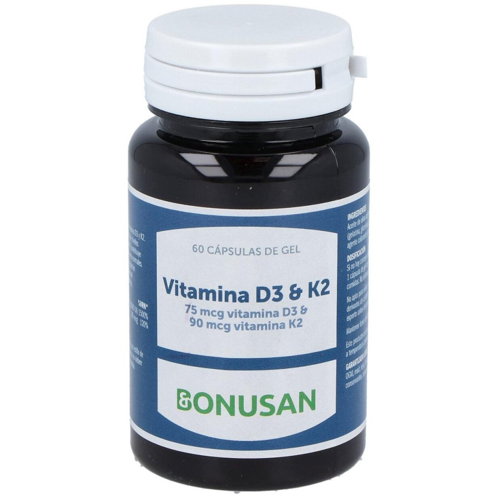 Vitamina D3 Y K2 60Perlas