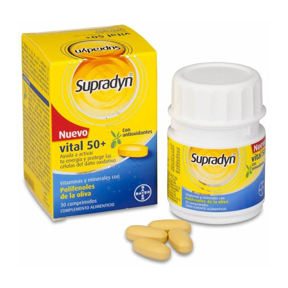 Supradyn Vital 50+ Antiox, 30 Comprimidos
