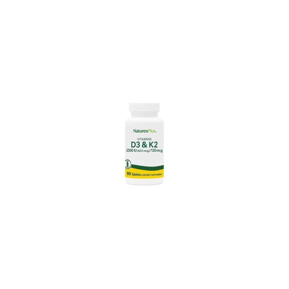 Natures Plus Vitamina D3 2500Ui Vitamina K2 120Mcg 90Comp