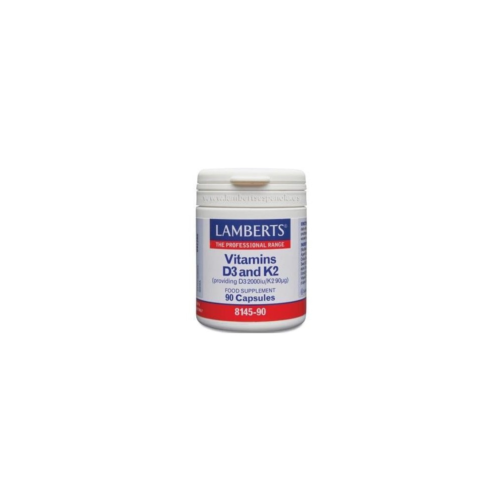 Lamberts Vitamina D3 2000Ui+K2 90Mcg 90Caps