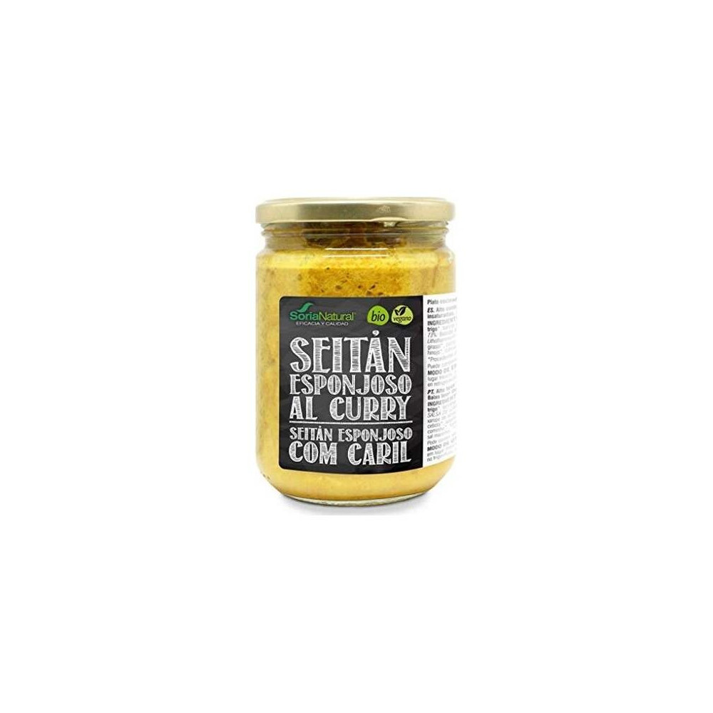Soria Natural Seitan Esponjoso Curry 375G