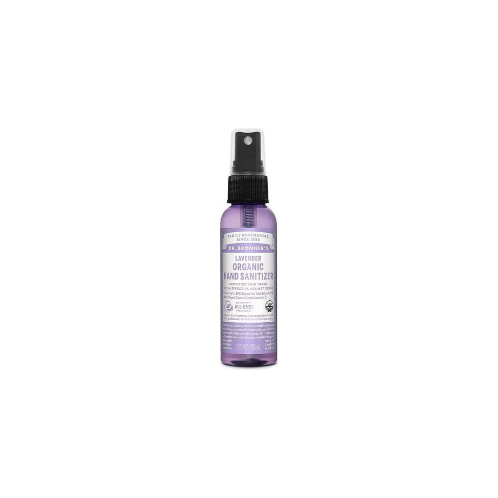 Dr Bronner'S Spray Desinfectante Orgánico Manos Lavanda 60Ml