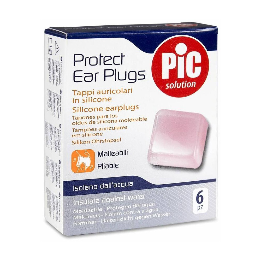 Pic Solution Tapones Oídos Silicona Moldeable, 6 Uds