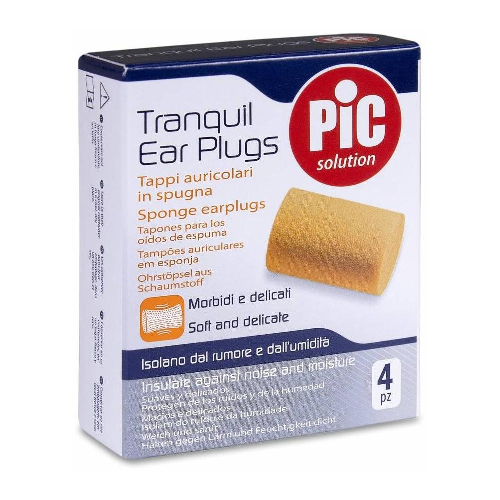 Pic Solution Tapones Oídos Espuma, 4 Uds