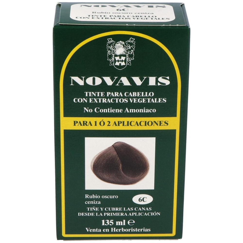 Tinte Novavis 6C Rubio Oscuro Ceniza 120Ml. 2