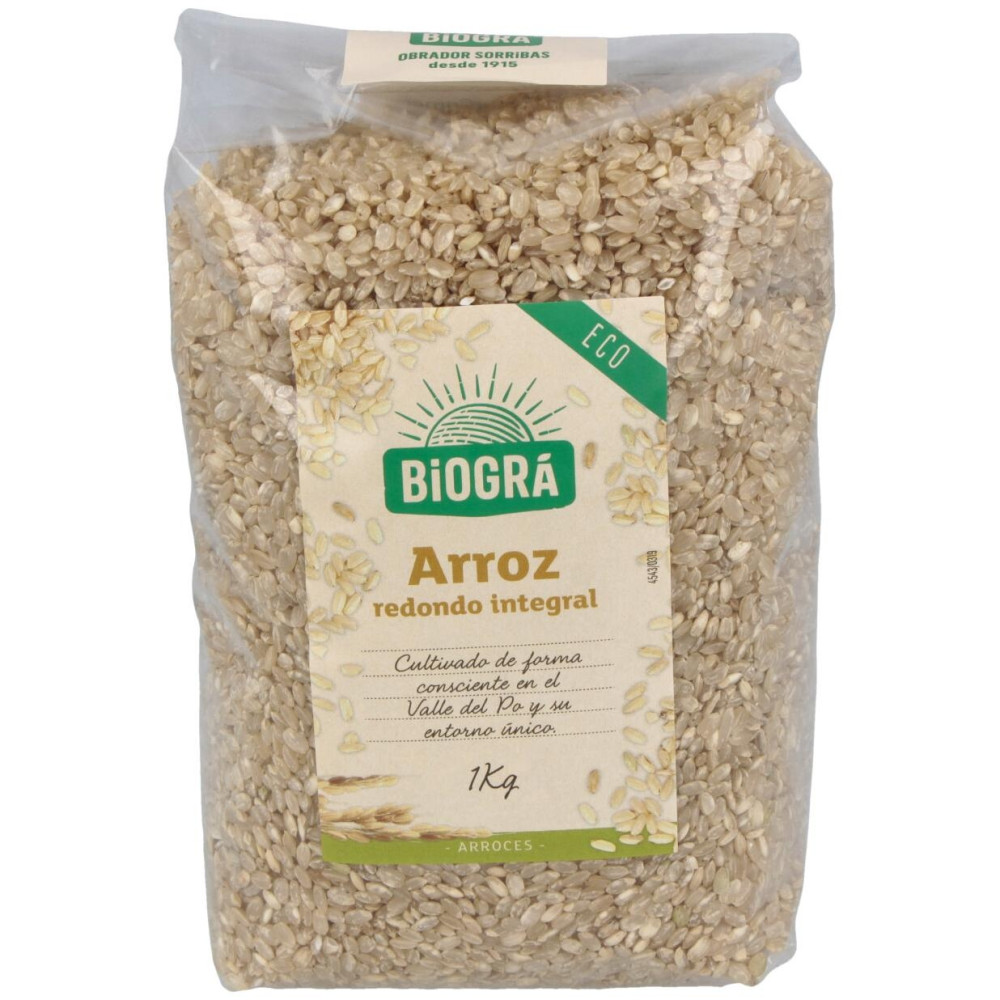 Bioga Arroz Integal Redondo Bio 1Kg