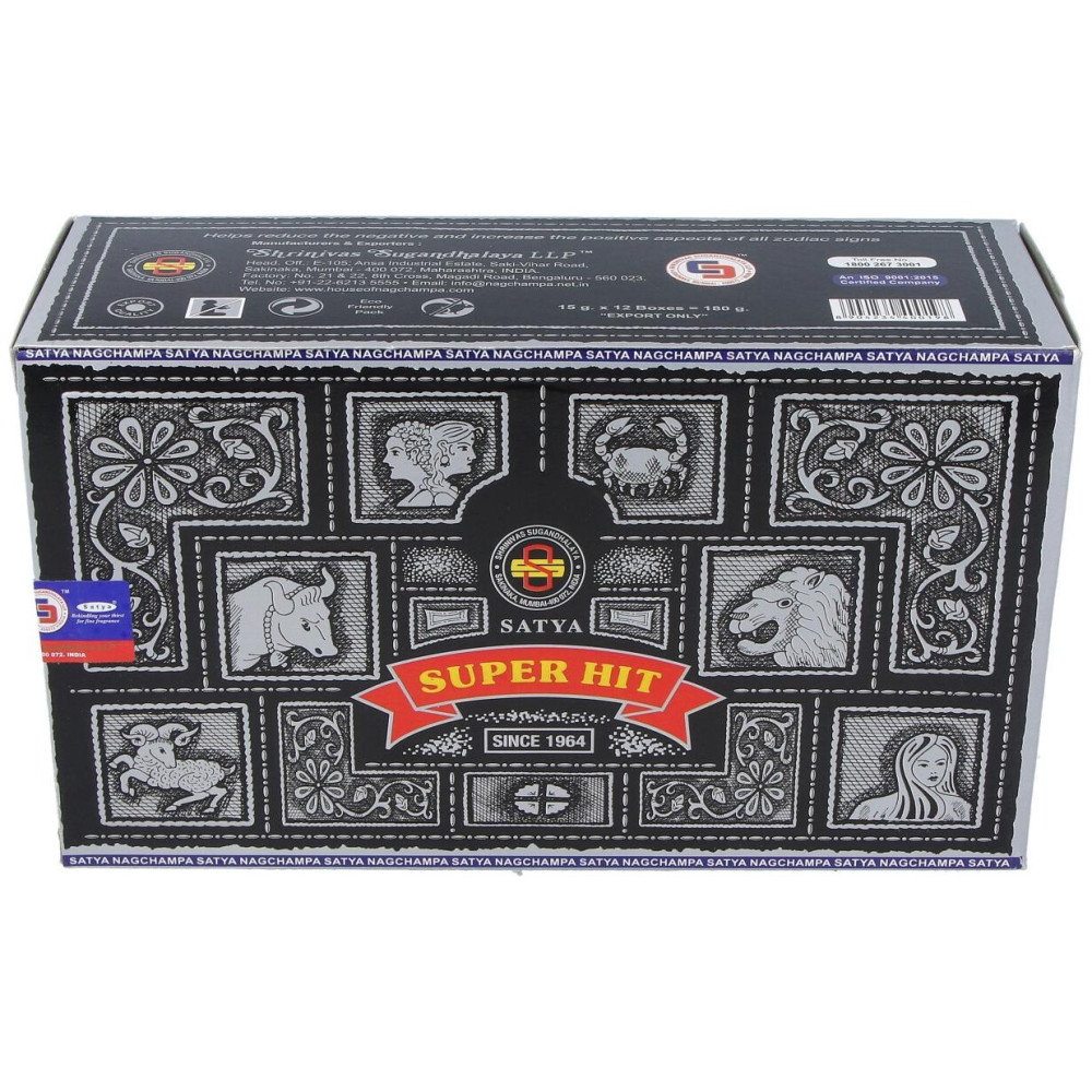 Incienso Stick Super Hit 12Ud X 15Gr.