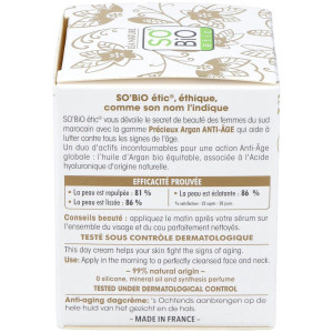 So Bio Etic Crema De Día Ácido Hialurónico Y Argán 50Ml