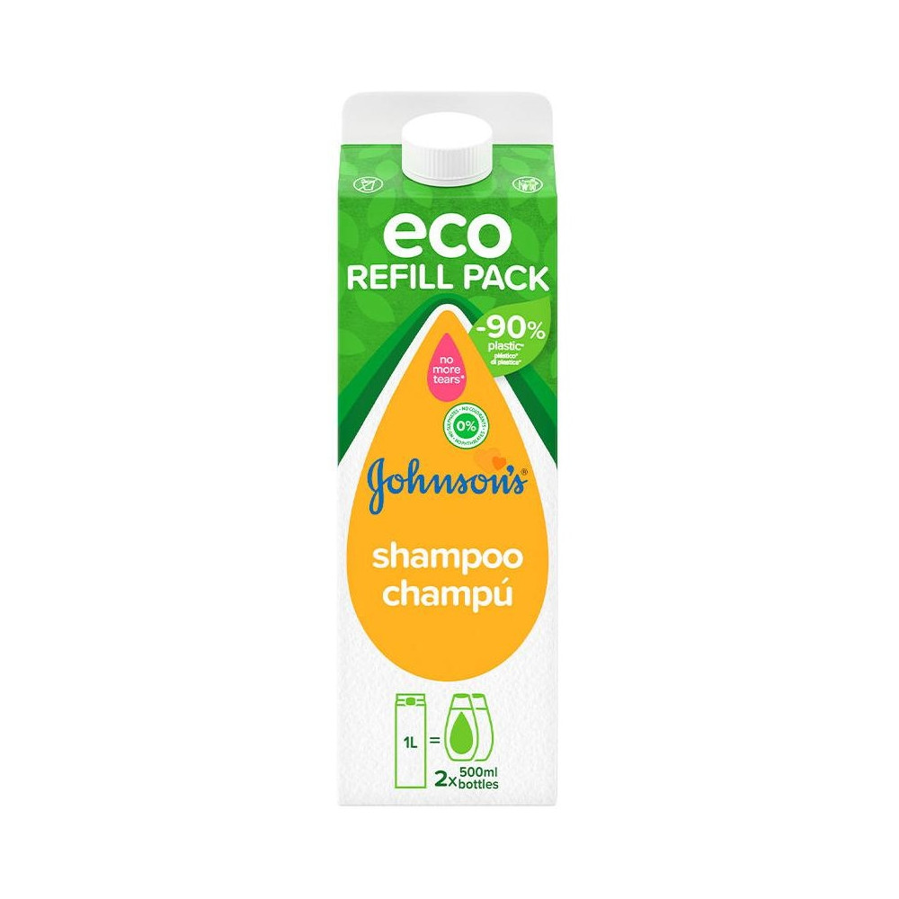 Johnson'S Baby Eco Refill Pack Champú Original 1000Ml