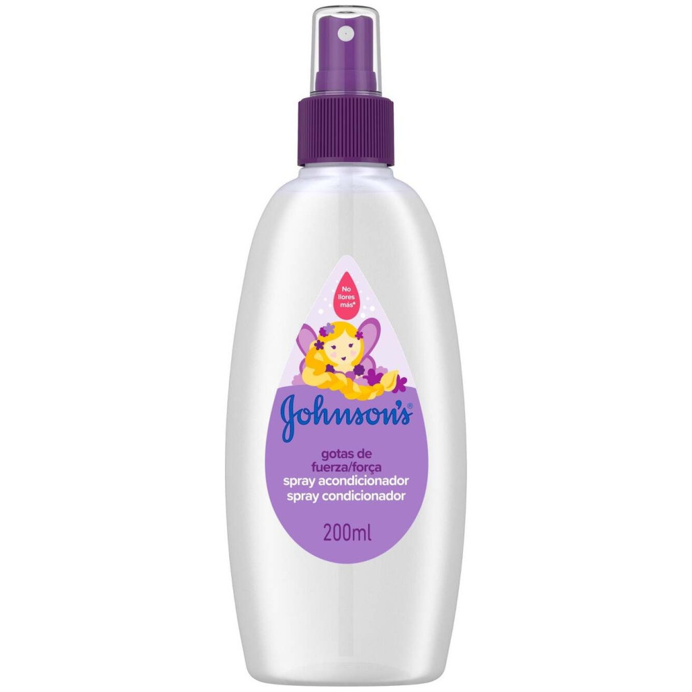 Johnsons Acondicionador Spray Gotas De Fuerza 200Ml