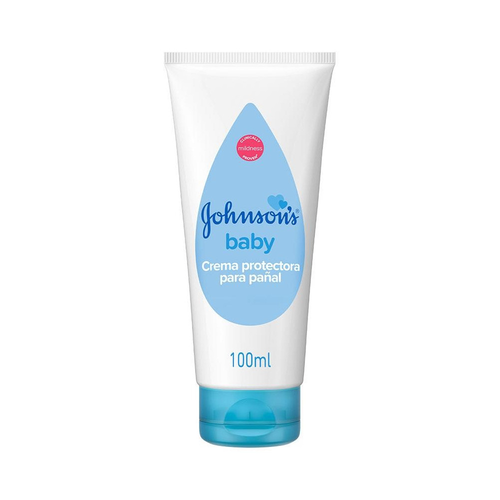 Johnson'S Baby Crema Protectora De Pañal, Piel Delicada De Bebés 100 Ml