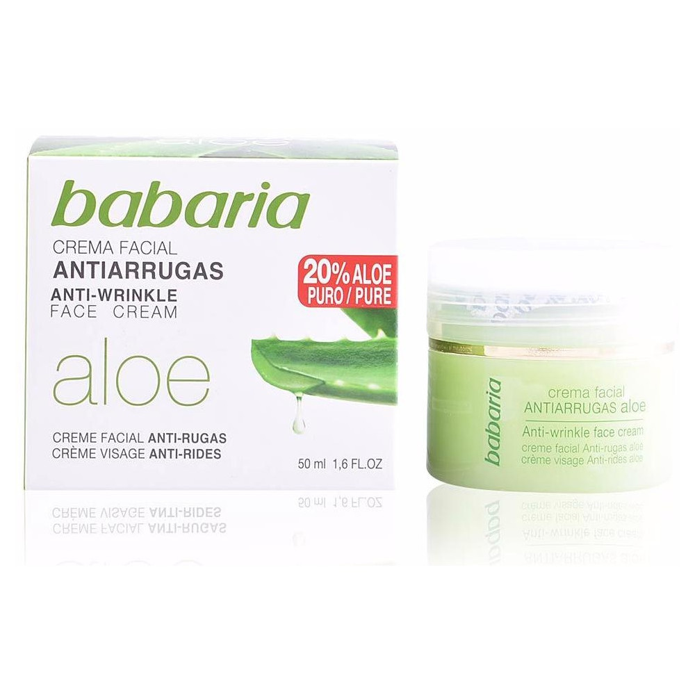 Babaria Crema Facial Antiarrugas Aloe Vera 50Ml