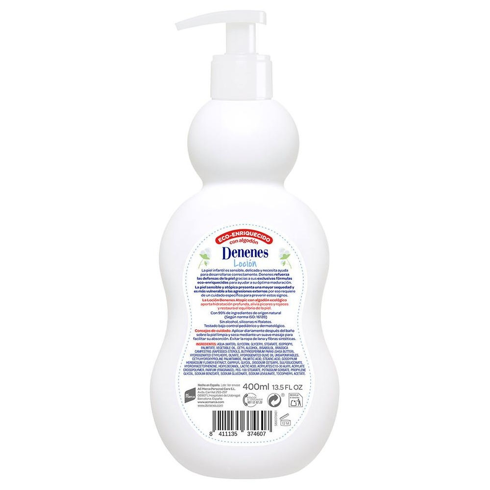 Denenes Protech Piel Atópica Leche Hidratante 400Ml