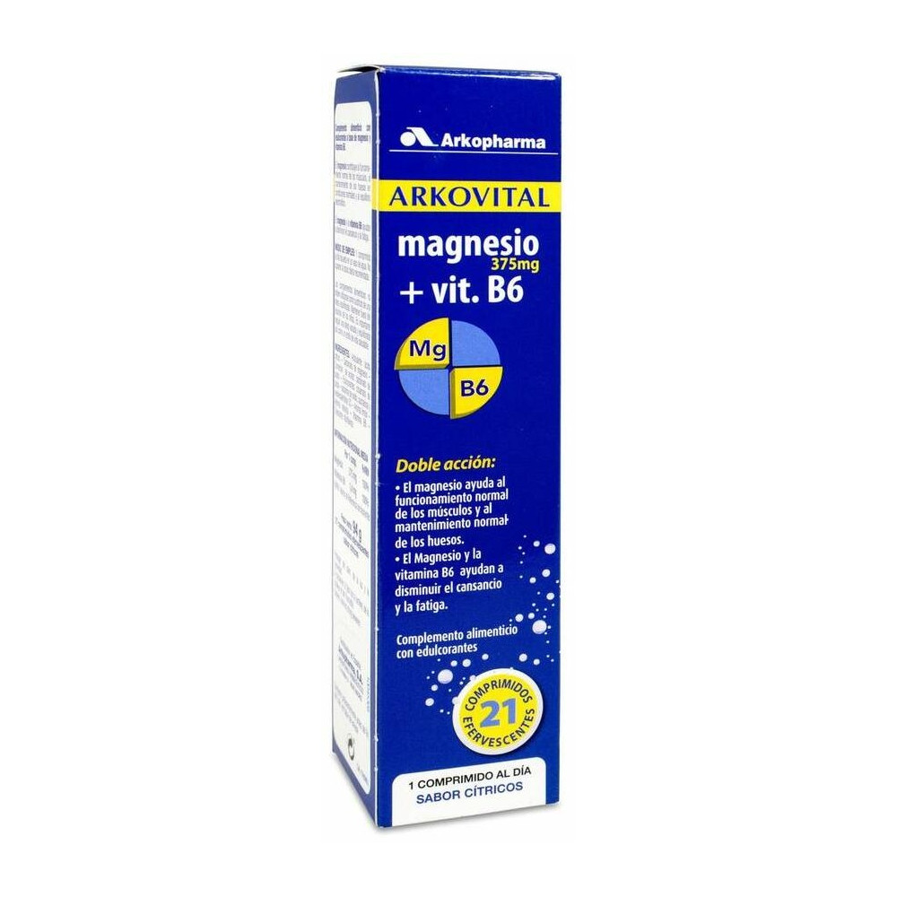 Arkopharma Arkovital Magnesio + B6 21 Comprimidos De 375Mg