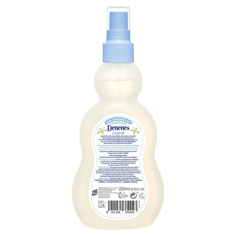 Denenes Colonia Muy Suave Vaporizador 200 Ml