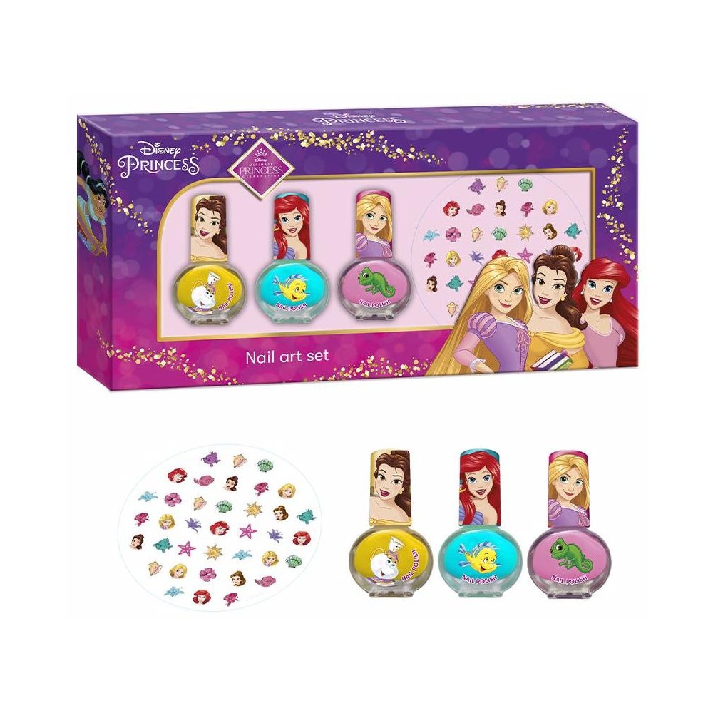 Princesas Disney Set Uñas Lote 4 Pz