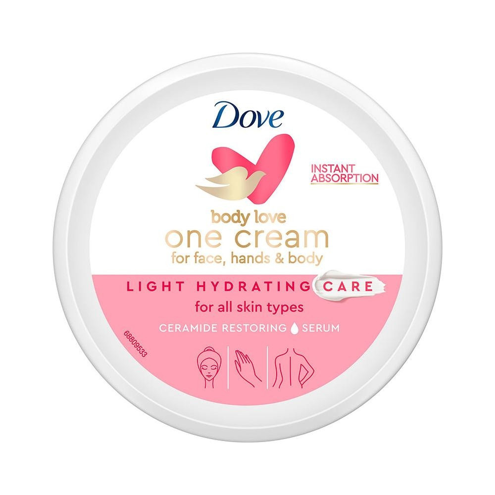 Dove Body Love One Cream Light Hydration Care 250Ml