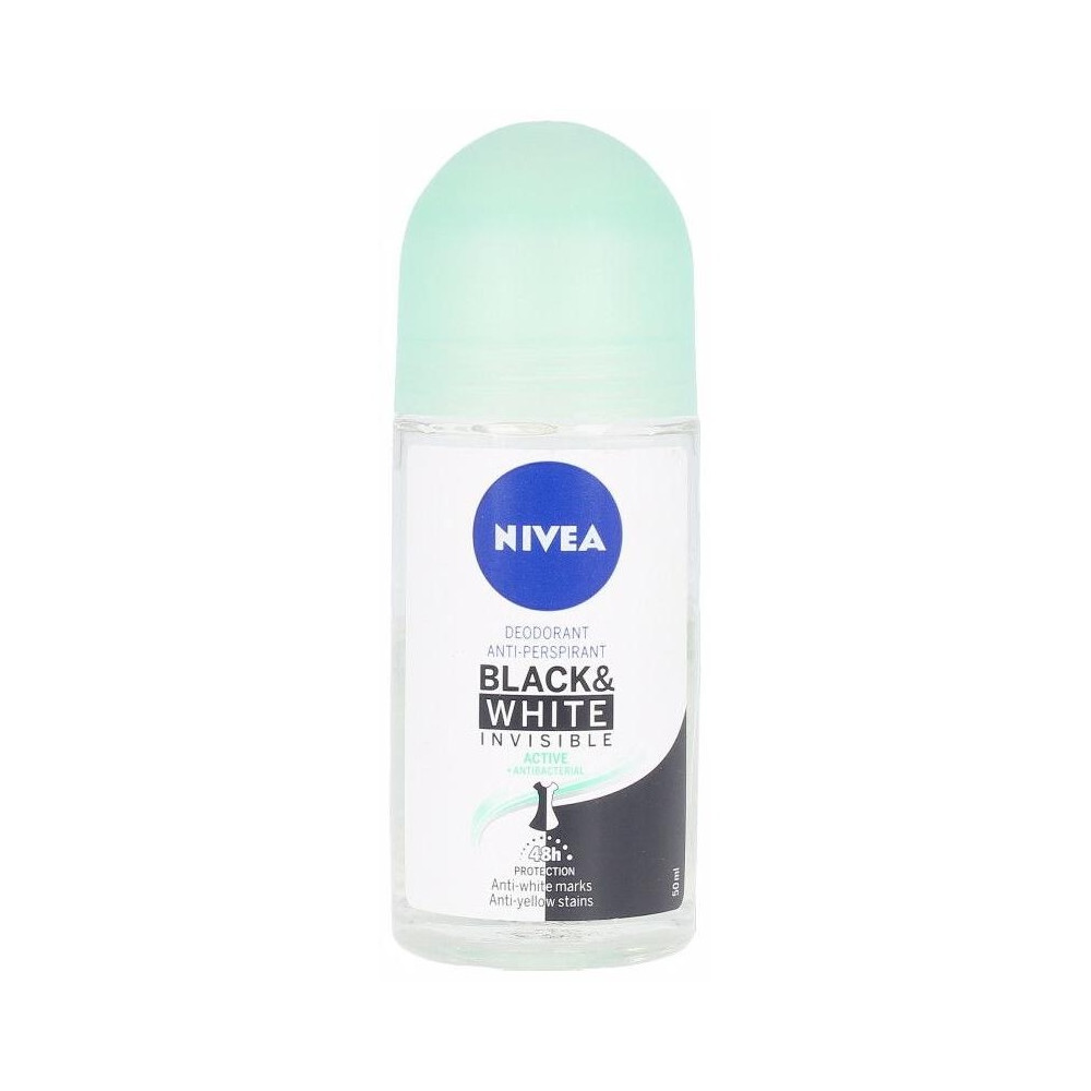 Nivea Men Desodorante Black Y White Active Roll On 50Ml
