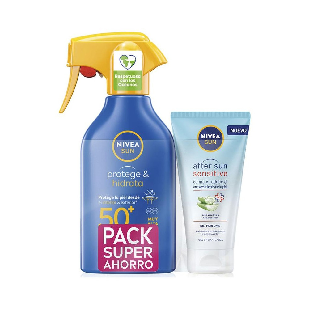 Nivea Sun Set Protect Y Hydrate Spf50 270Ml + After Sun 175Ml
