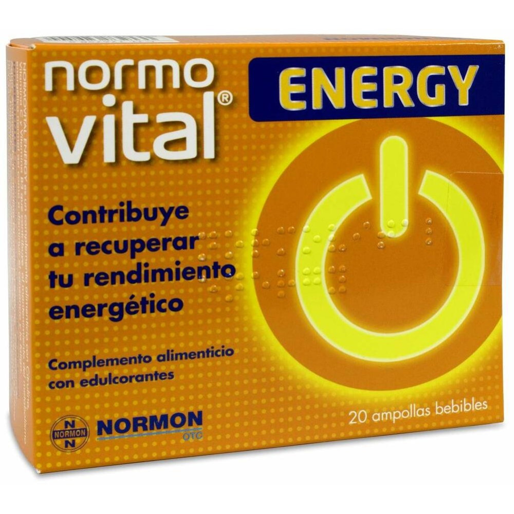 Normovital Energy 20 Ampollas