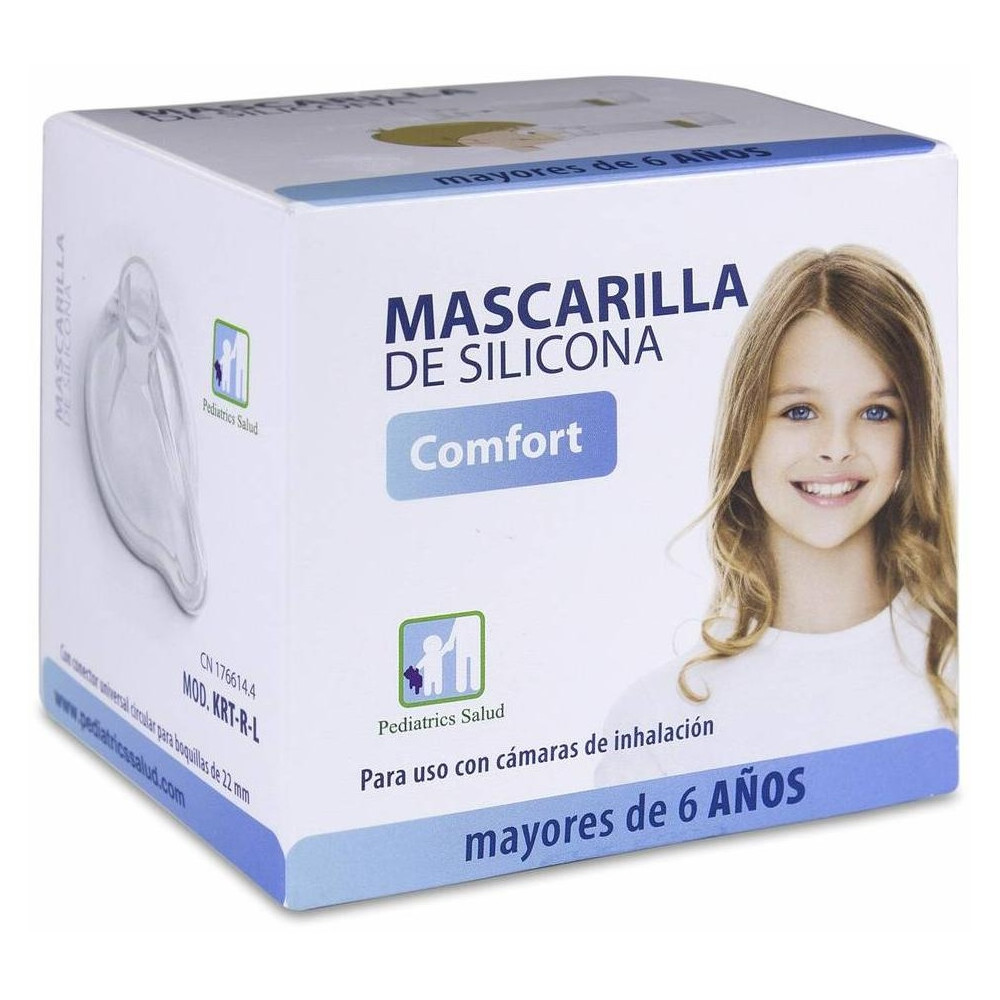 Pediatrics Mascarilla Silicona + 6 Años, 1 Ud