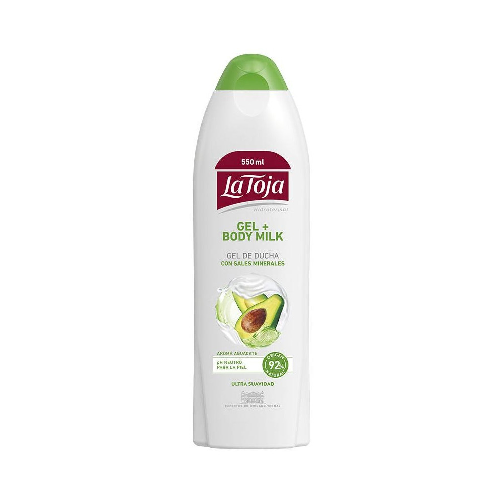 La Toja Gel + Body Milk Gel De Ducha Aguacate 550Ml