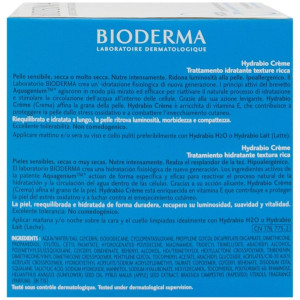 Hydrabio Crema Hidratante Textura Cremosa, Hidratantes Y Nutritivos Bioderma - Perfumes Club