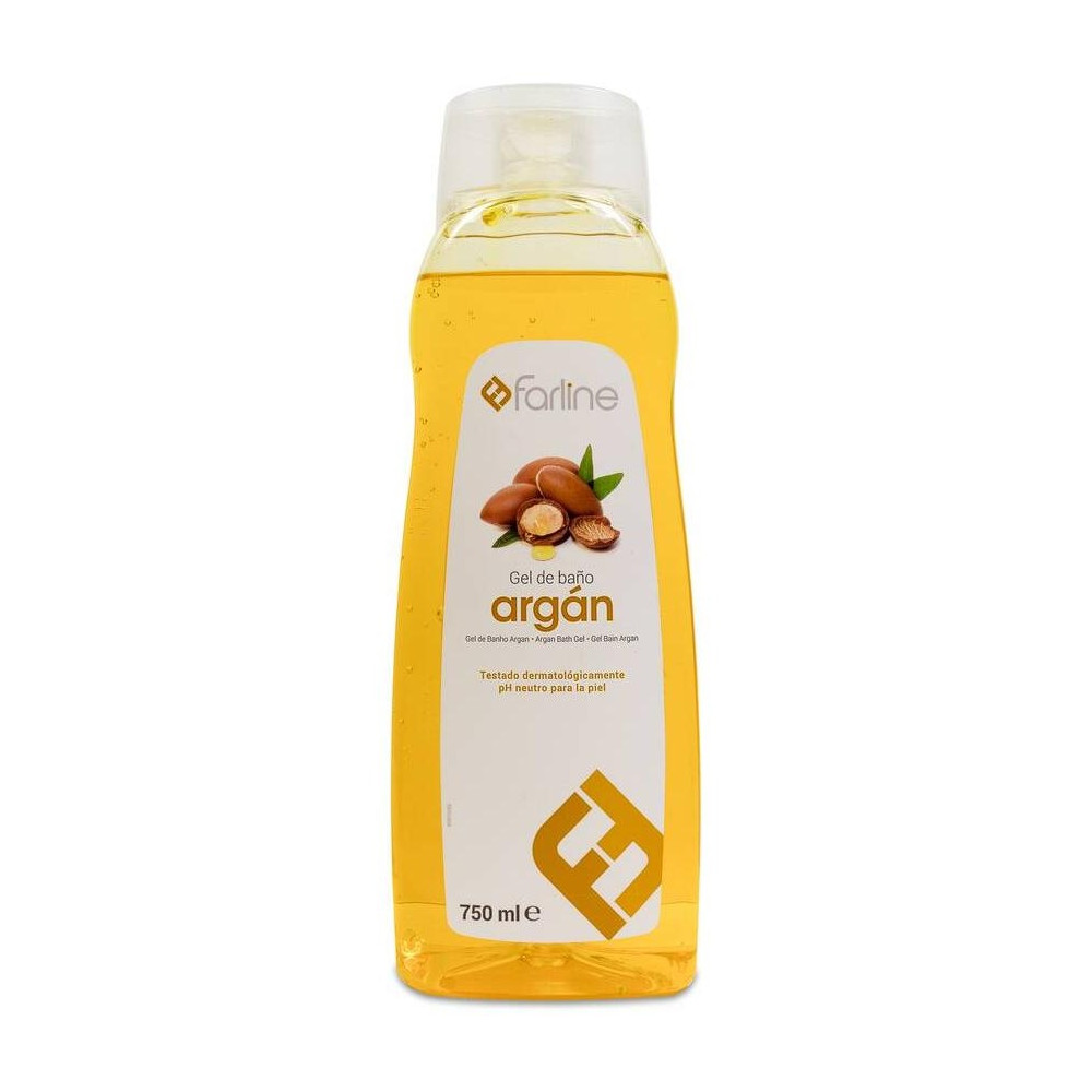Farline Gel De Baño Y Ducha Argán, 750 Ml