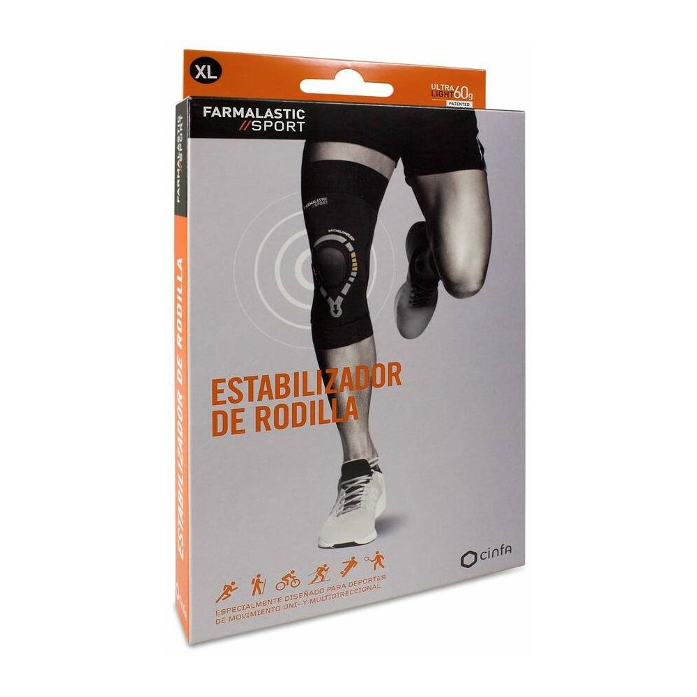Farmalastic Sport Estabilizador De Rodilla Talla Xl, 1 Ud