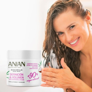 Anian Definición Y Volumen Mascarilla Queratina Vegetal 350Ml