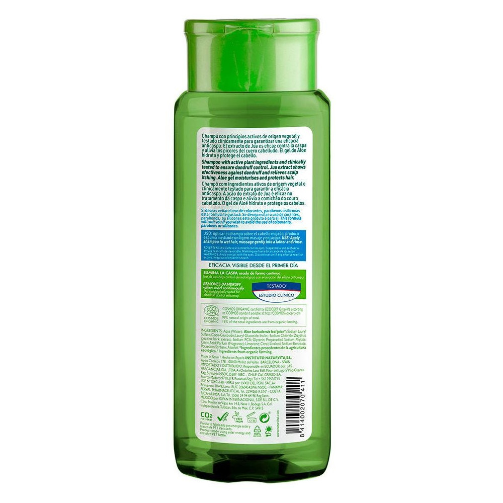 Naturvital Champu Bio Ecocert Anticaspa 300Ml
