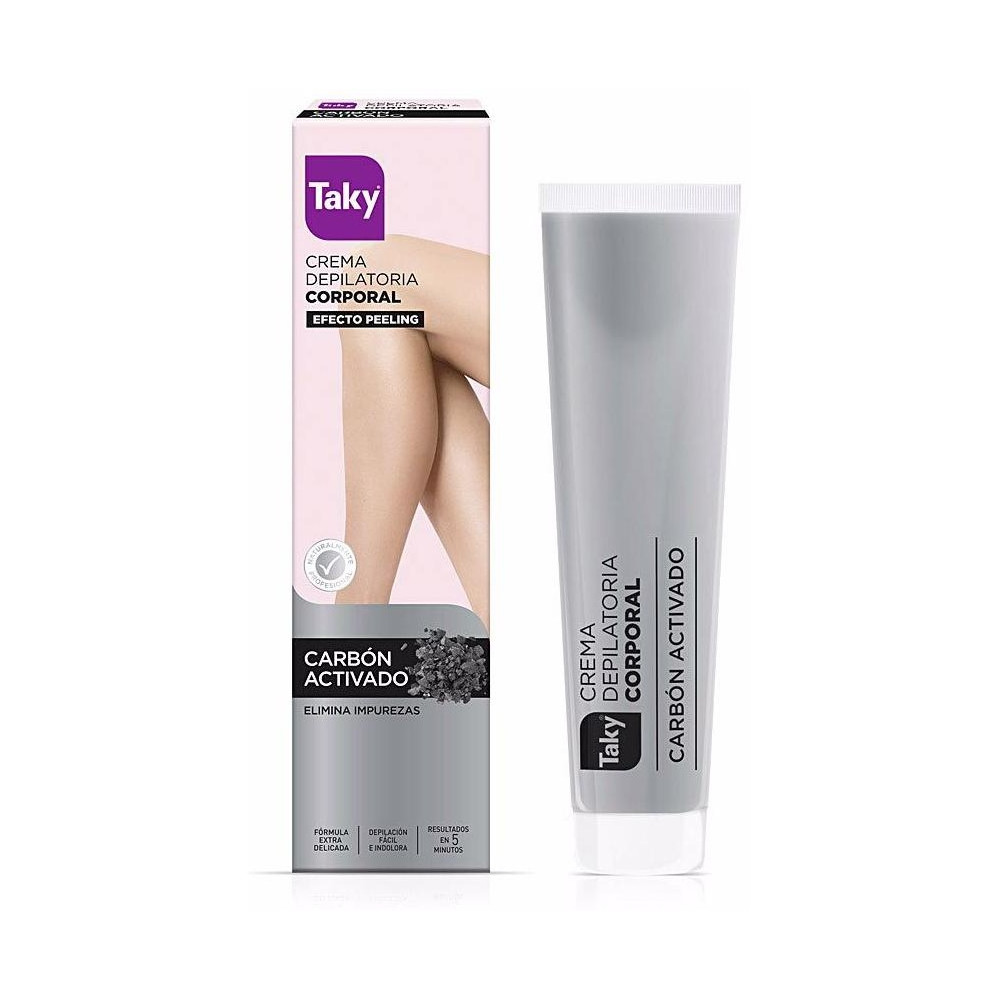 Taky Crema Depilatoria Corporal Carbón Activado 200Ml