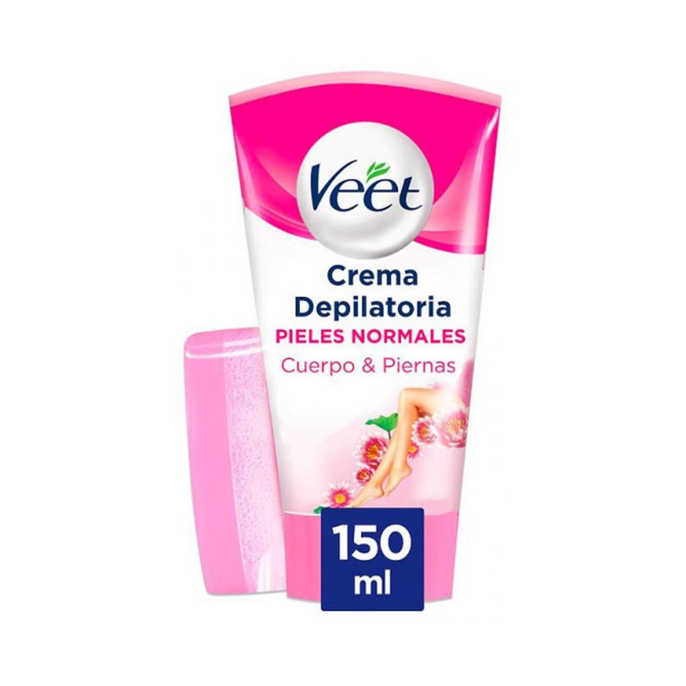 Veet Pure Crema Depilatoria De Ducha Piernas Y Cuerpo Piel Normal 150Ml