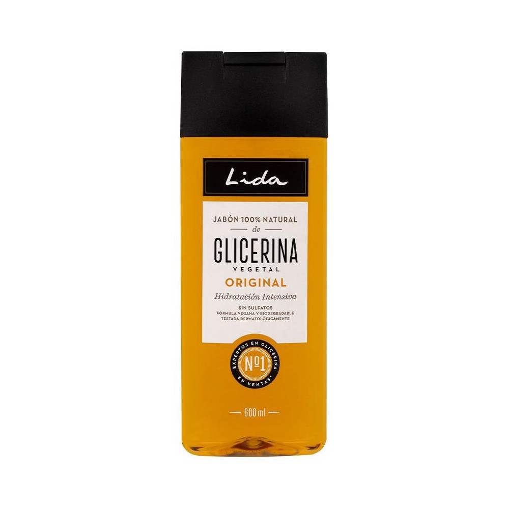 Lida Jabón 100% Natural Glicerina 600Ml