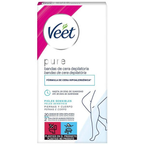 Veet Pure Bandas De Cera...