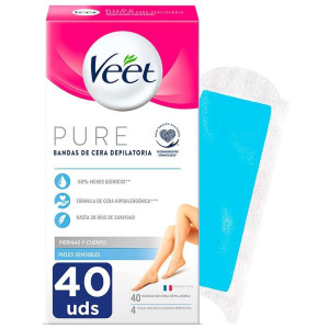 Veet Pure Bandas De Cera...