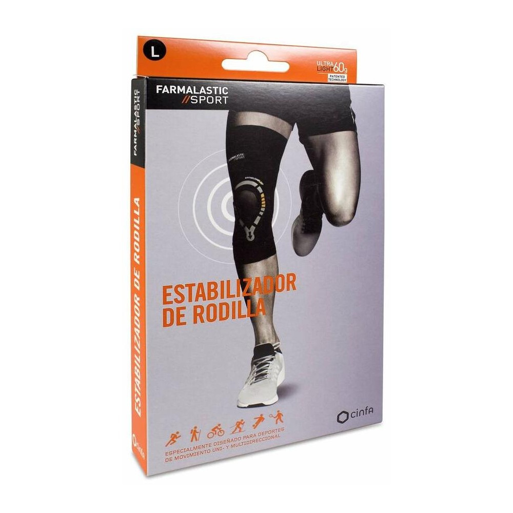 Farmalastic Sport Estabilizador De Rodilla Talla L, 1 Ud