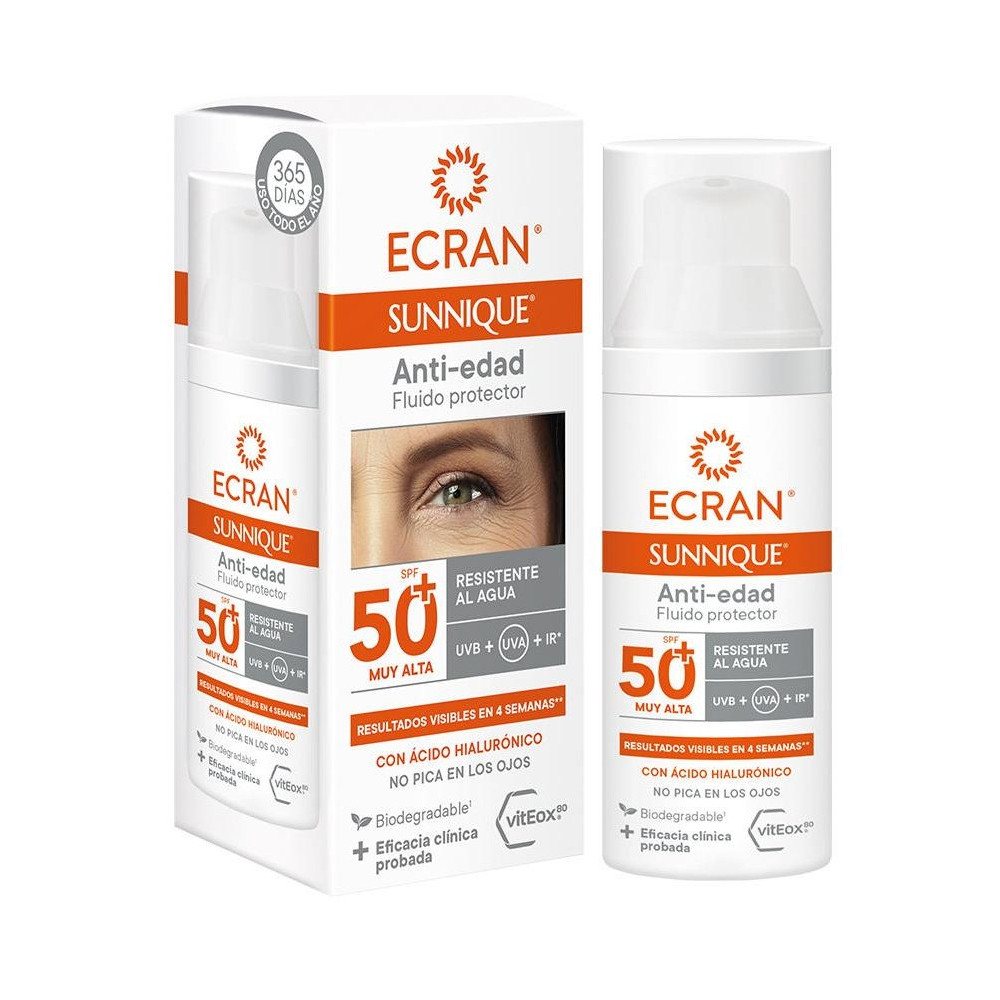 Ecran Sunnique Anti-Aging Facial Spf50+ 50Ml