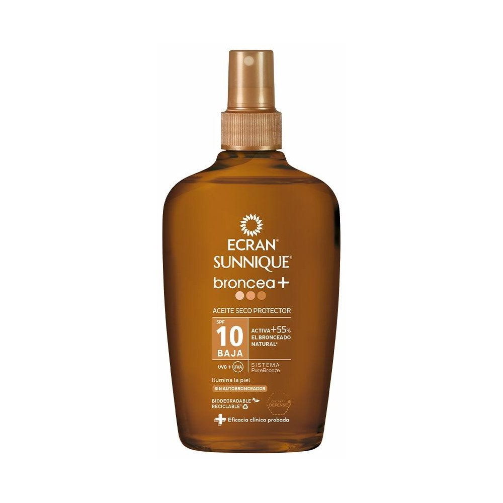 Ecran Sunnique Broncea+ Aceite Vapo Spf10 200 Ml