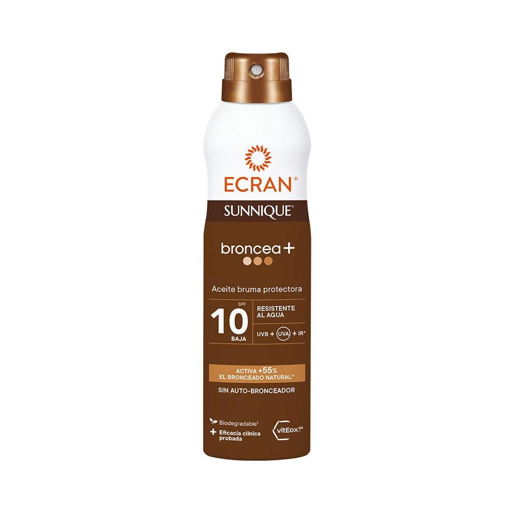 Ecran Sunnique Broncea+ Aceite Bruma Spf10 250 Ml