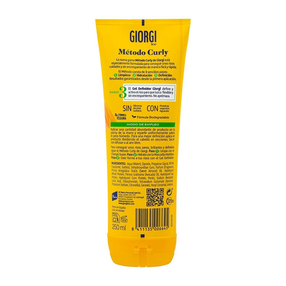 Giorgi Curly Gel Definidor 250Ml
