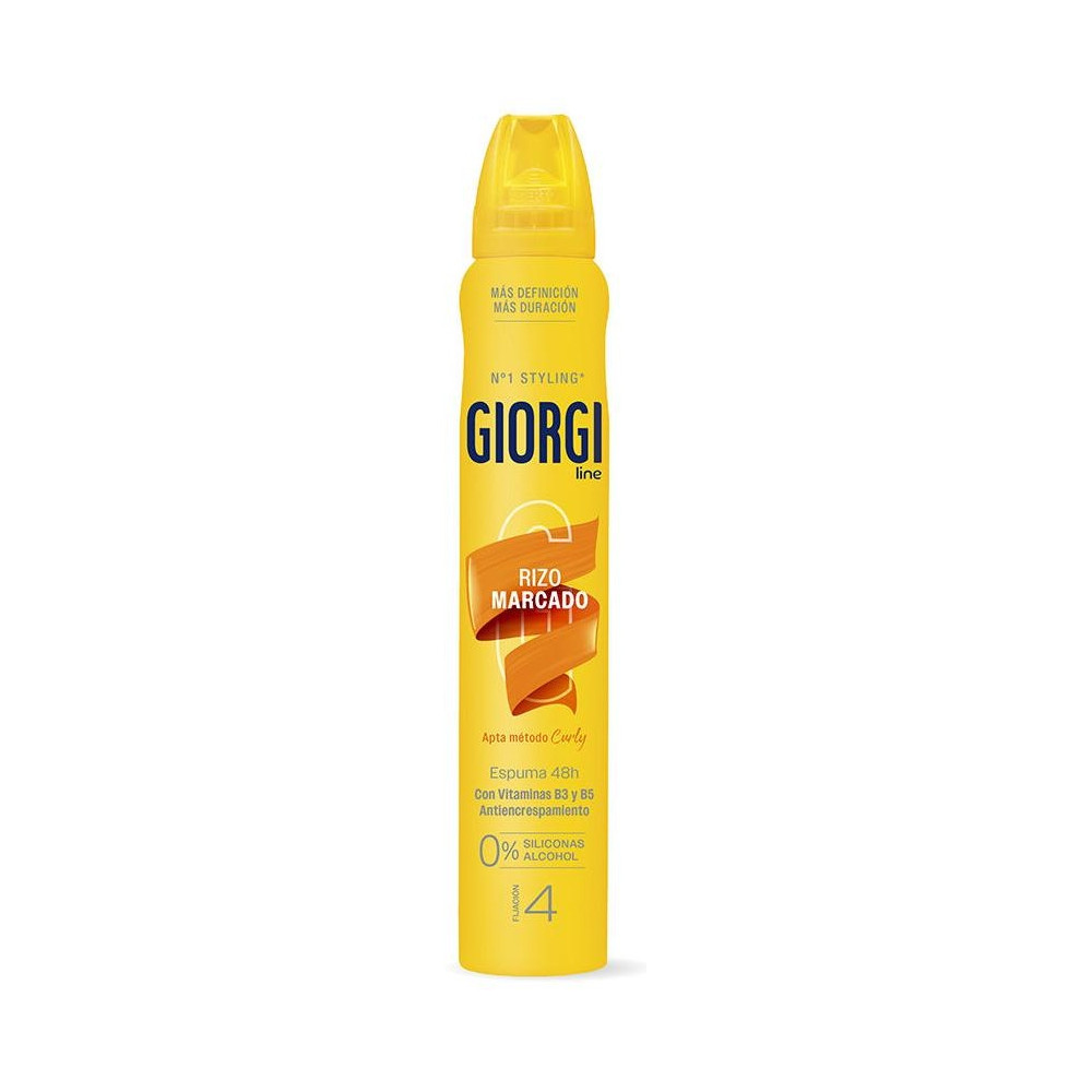 Giorgi Espuma Fijadora Método Curly Nº4 Rizos Marcados 250Ml