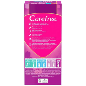Carefree Carefree Plus Long Protector Fragancia Fresca 40Uds