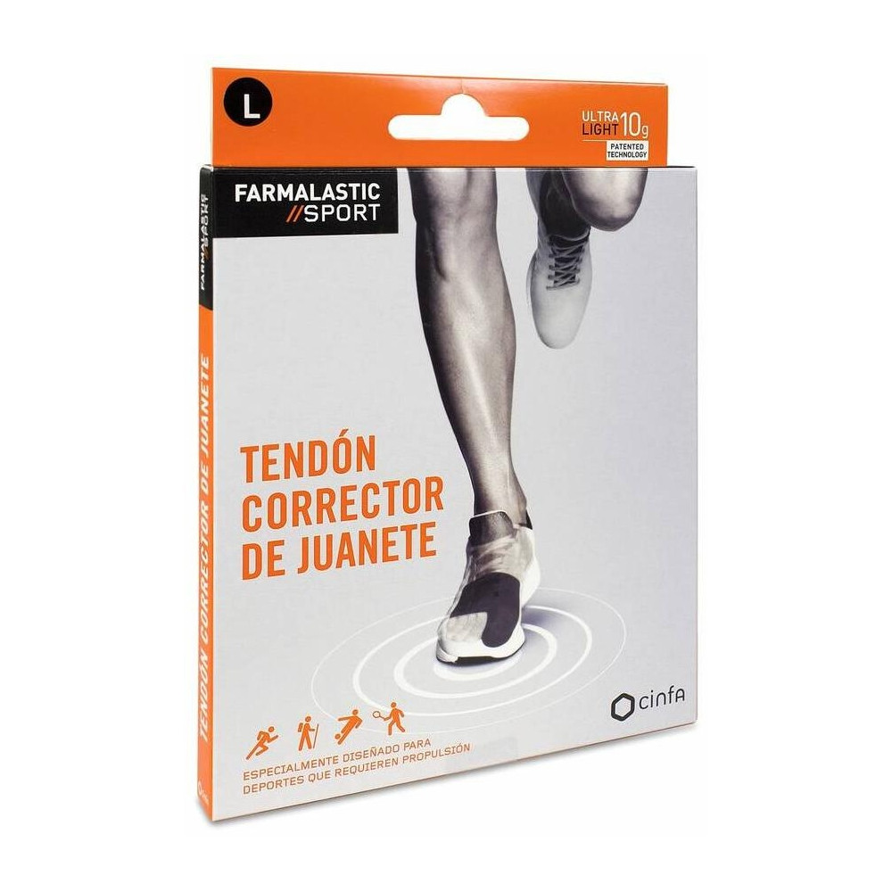 Farmalastic Sport Tendón Corrector De Juanete Talla L, 1 Ud