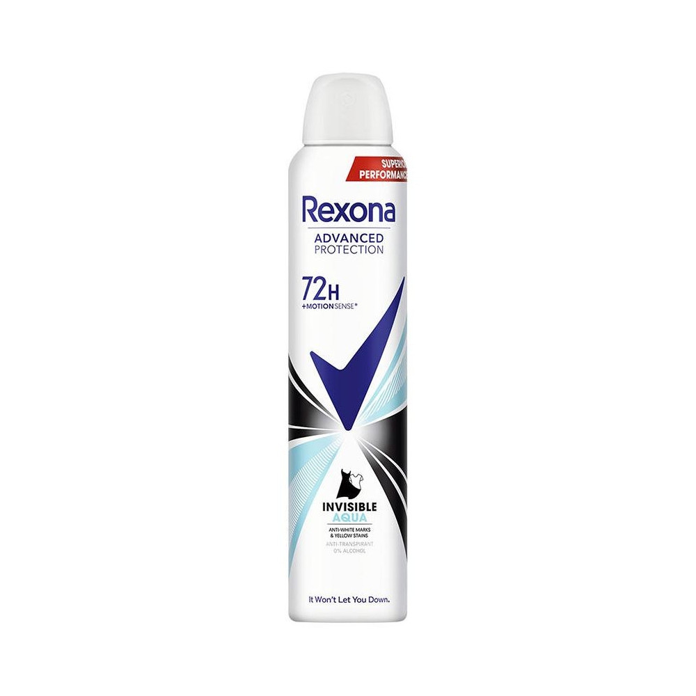 Rexona Desodorante Invisible Aqua Spray 200Ml