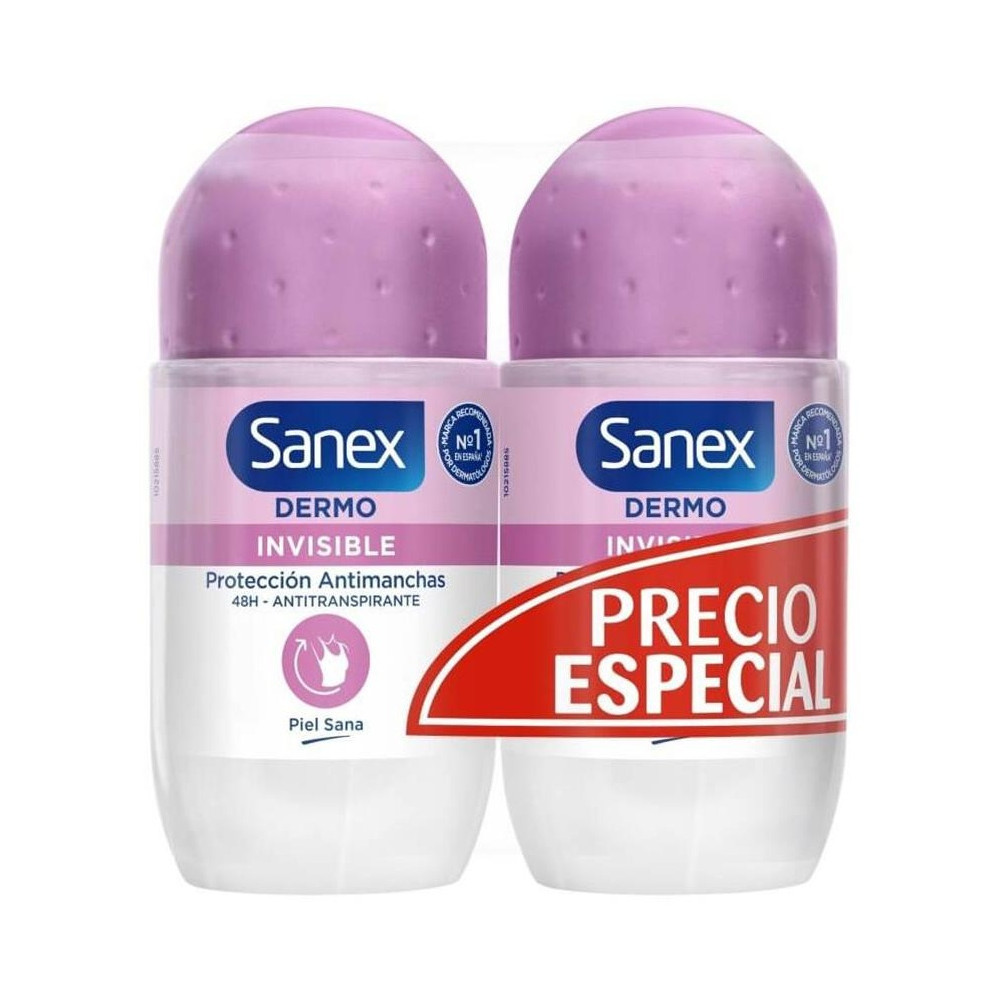 Dermo Invisible Desodorante Roll-On Dúo 2 X 50 Ml