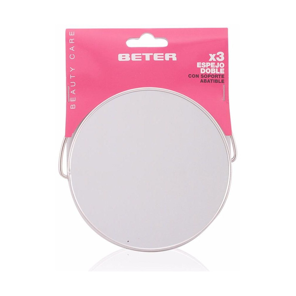 Beter Espejo Metálico Doble X3 Con Soporte Abatible 122Cm 1Ud